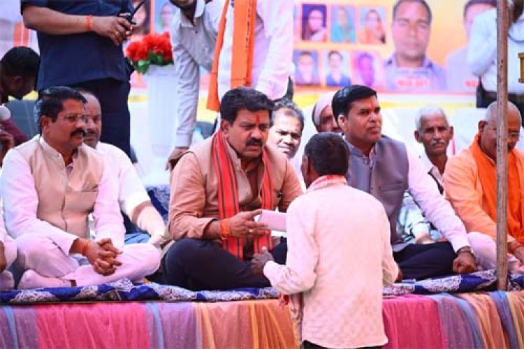 उप मुख्यमंत्री ने बम्हनी में लोधी समाज के सामुदायिक भवन का किया भूमिपूजन, 20 लाख की लागत से होगा तैयार