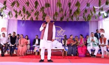 CM भूपेश बघेल ने खिसोरा में कहा-आम जनता से किया वादा पूरा कर रही है राज्य सरकार