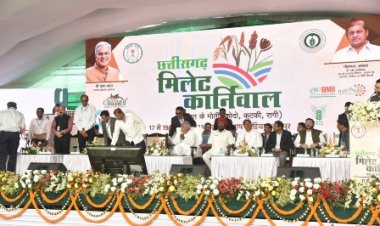 तीन दिवसीय छत्तीसगढ़ मिलेट कार्निवल का मुख्यमंत्री भूपेश बघेल ने किया शुभारंभ