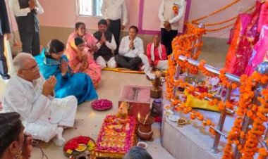 CM भूपेश ने माता बहादुर कलारिन की पूजा अर्चना