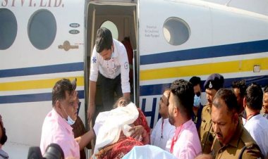 CM के निर्देश पर उपचार के लिये सीधी दुर्घटना के 3 घायल एयर एम्बुलेंस से मेदांता दिल्ली शिफ्ट