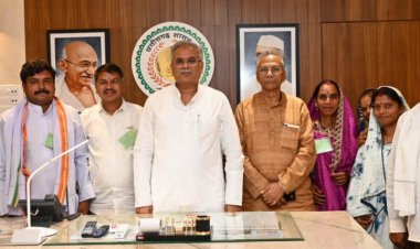 मुख्यमंत्री को स्व. दाऊ रामचंद देशमुख प्रदेश स्तरीय नाचा गम्मत महोत्सव में शामिल होने का मिला आमंत्रण