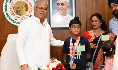 मुख्यमंत्री से वर्ल्ड वाइड बुक ऑफ रिकॉर्ड्स होल्डर मास्टर जसराज ने की सौजन्य मुलाकात