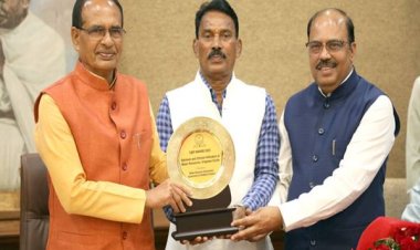 मध्यप्रदेश को सिंचाई क्षेत्र में उत्कृष्ट कार्य के लिए पुरस्कार