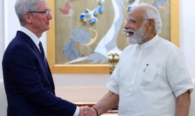 मोदी से मिले एपल के CEO Tim Cook, गर्मजोशी से स्वागत के लिए दिया धन्यवाद 