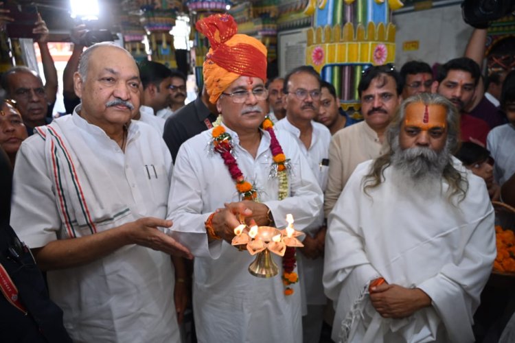 CM बघेल ने किया एतिहासिक कंकाली तालाब जीर्णोधार-सौंदर्यीकरण कार्यों का लोकार्प