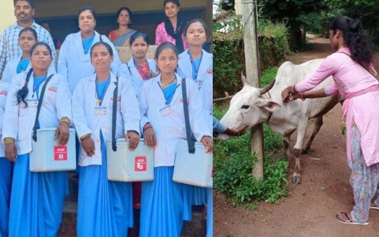 276 पशु सखियों को मध्यप्रदेश और गुजरात में मिला ए-हेल्प प्रशिक्षण