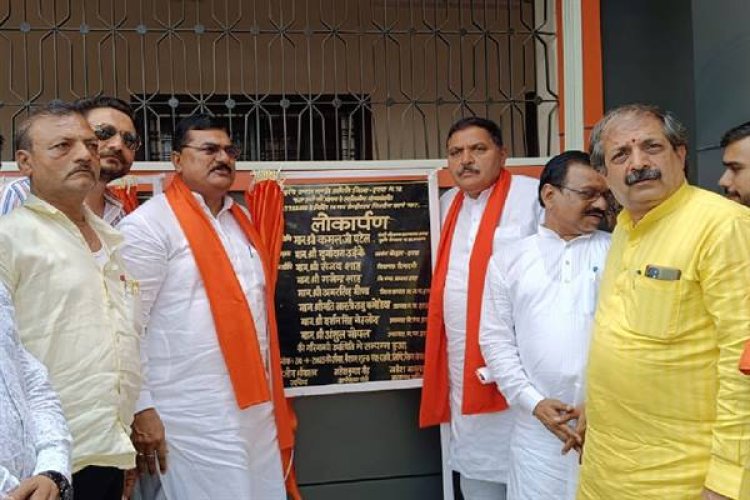 कृषि मंत्री कमल पटेल ने ढाई करोड़ रूपए के निर्माण कार्यों का किया लोकार्पण