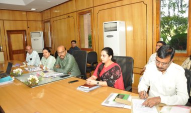 लम्पी स्किन डिजीज की रोकथाम एवं नियंत्रण के लिए अंतर विभागीय समीक्षा बैठक आयोजित