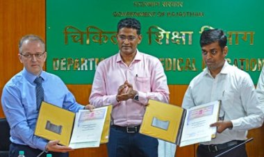 राजस्थान चिकित्सा शिक्षा विभाग और मैनचेस्टर यूनिवर्सिटी के बीच एमओयू