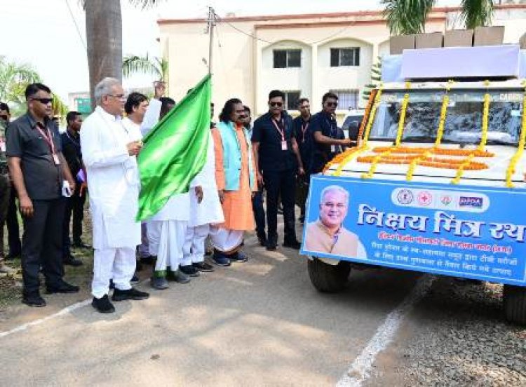 निक्षय रथ को मुख्यमंत्री ने दिखाई हरी झंडी, टीबी मरीजों के इलाज के लिए चलाया जा रहा अभियान