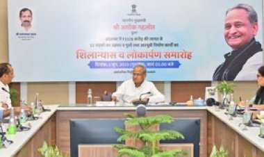 मुख्यमंत्री की जनता को सौगात 3378 करोड़ के सड़क विकास कार्यों का शिलान्यास एवं लोकार्पण