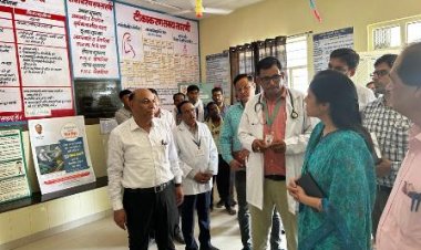 चिकित्सा एवं स्वास्थ्य विभाग के अतिरिक्त मुख्य सचिव ने किया सीकर के चिकित्सा संस्थानों का निरीक्षण