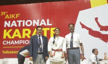 कीर्तना पिल्लई ने रौशन किया मप्र का नाम, ऑल इंडिया कराटे फेडरेशन प्रतियोगिता में जीता स्वर्ण पदक