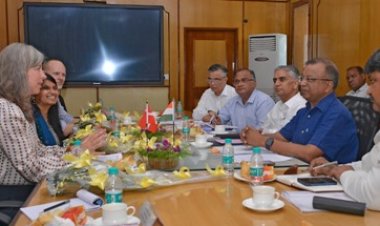 डेनमार्क डेलिगेशन के साथ आगामी वर्षों में शहरी जल प्रबंधन के क्षेत्र में आपसी सहयोग पर चर्चा