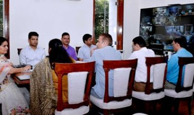 मुख्य सचिव ने वीडियो कॉन्फ्रेंसिंग के माध्यम से ली योजनाओं की समीक्षा बैठक