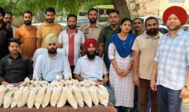 बॉर्डर पार से आई 140 करोड़ रुपए की हेरोइन खेप जब्त 