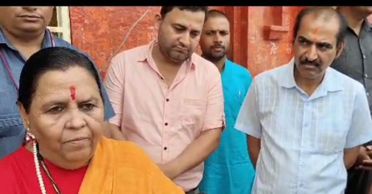 भाजपा प्रचंड मतों से जीतेगी और शिवराज पुनः मुख्यमंत्री बनेंगे: उमा भारती