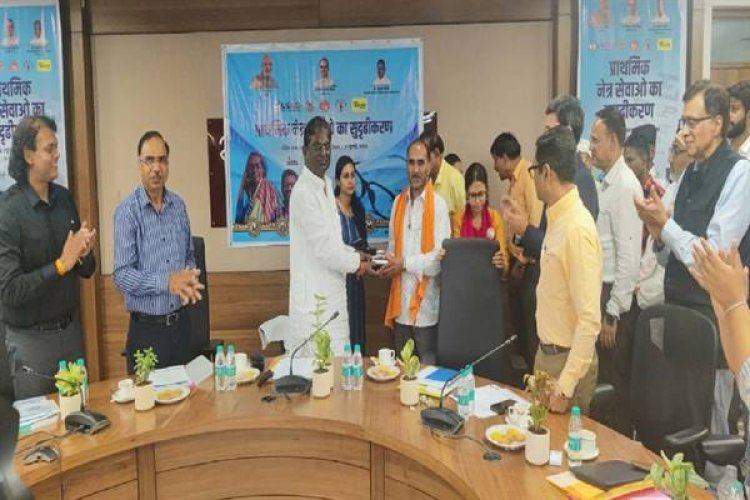 हेल्थ एण्ड वेलनेस सेंटर पर प्राथमिक नेत्र सेवाओं का सुदृढ़ीकरण