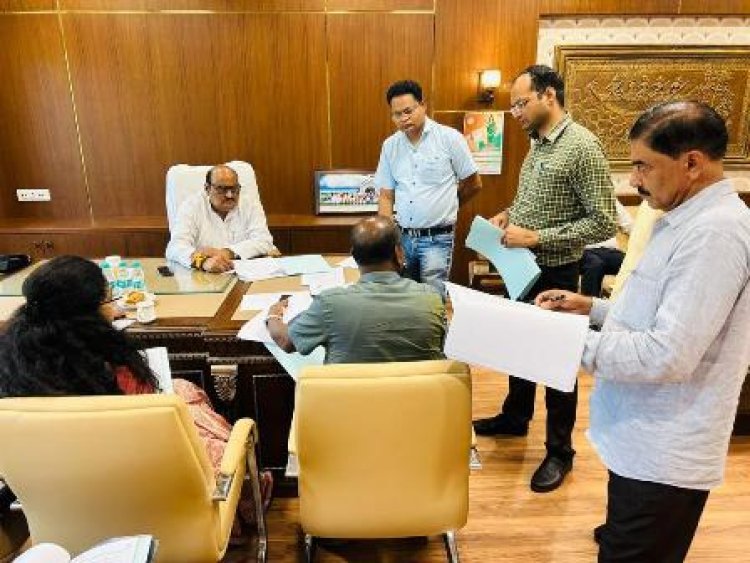 राजस्व मंत्री की अध्यक्षता में अंतर विभागीय समिति की बैठक संपन्न