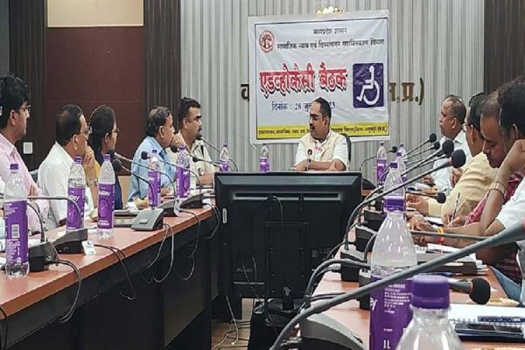 दिव्यांगों के चिन्हाकन के लिए शिविर लगाएँ : निशक्तजन आयुक्त