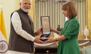 एथेंस में पीएम मोदी को ग्रैंड क्रॉस ऑफ द ऑर्डर ऑफ ऑनर सम्मान
