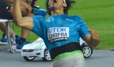 विश्व एथलेटिक्स चैंपियनशिप में स्वर्ण जीतने वाले पहले भारतीय बने नीरज चोपडा