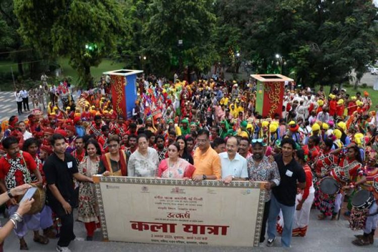 उत्कर्ष उत्सव की कला यात्रा भोपाल के लिए अनूठा अनुभव