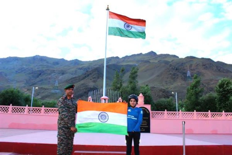 साइक्लिस्ट आशा मालवीय की साइकिल यात्रा का 15 अगस्त को नई दिल्ली में होगा समापन