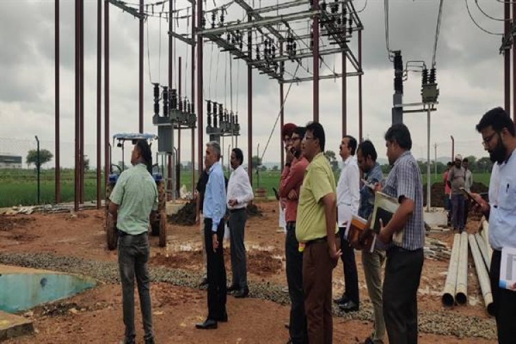 प्रमुख सचिव ऊर्जा दुबे ने नर्मदापुरम् में आर.डी.एस.एस. प्रोजेक्ट के निर्माणाधीन कार्यों का किया निरीक्षण
