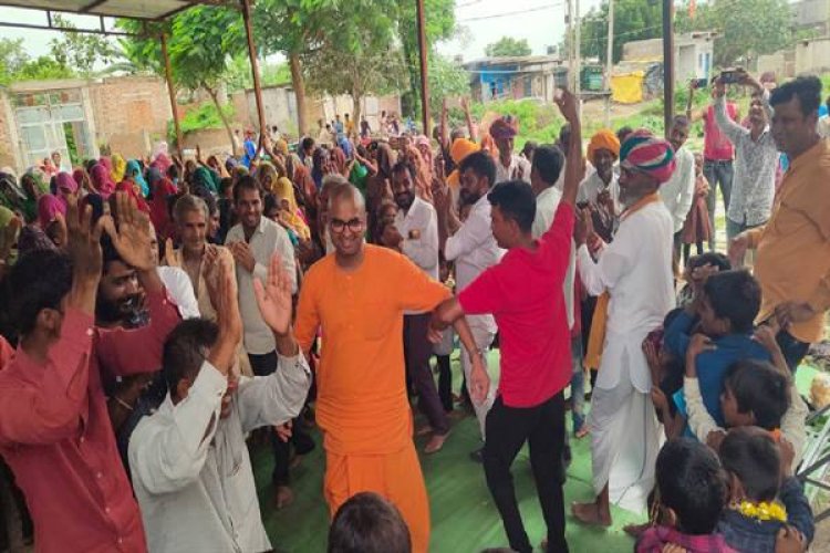 स्नेह यात्रा में संकीर्णताओं की बाधाओं को तोड़ रही है समरसता की धारा