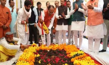 स्टेट मीडिया सेंटर की मुख्यमंत्री शिवराज ने रखी नींव, कहा-महिला पत्रकारों को मिलेगी फैलोशिप