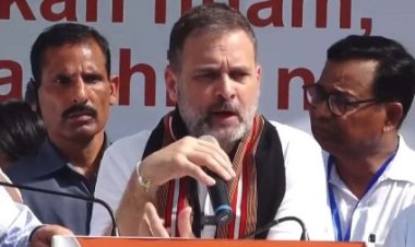 आइजोल में बोले राहुल गांधी, मणिपुर जल रहा है, प्रधानमंत्री इजराइल की चिंता में डूबे  हैं