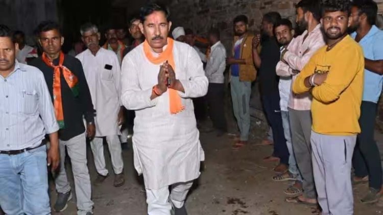 नाराज मतदाता ने जनसंपर्क करने पहुंचे भाजपा प्रत्याशी का काटा अंगूठा, मंत्री ने ही थाने से छुड़वाया