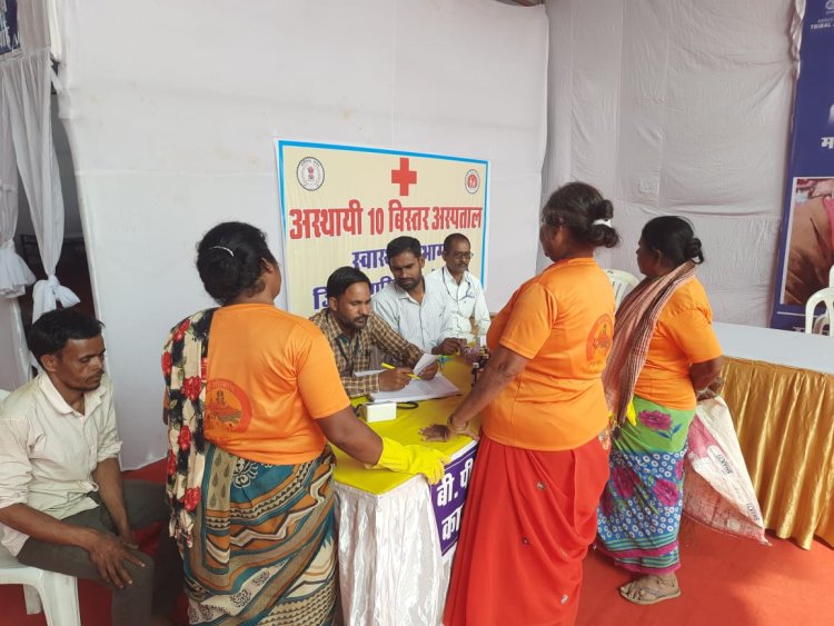 राजिम कुंभ कल्प मेले में बना अस्थायी अस्पताल, 24 घंटे मिल रही निःशुल्क इलाज की सुविधाएं