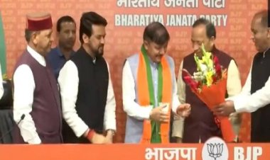 भाजपाई हुए हिमाचल कांग्रेस के 6 बागी और 3 निर्दलीय विधायक, पार्टी हेडक्वार्टर में  ली BJP की सदस्यता