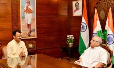 राज्यपाल से उपमुख्यमंत्री ने की मुलाकात, उच्च शिक्षा के उन्नयन पर हुई चर्चा