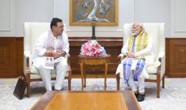 CM भजन लाल शर्मा ने दिल्ली में प्रधानमंत्री सहित केन्द्रीय मंत्रियों से शिष्टाचार भेंट की