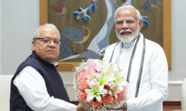 राज्यपाल की प्रधानमंत्री मोदी से मुलाकात, प्रदेश के विकास से जुड़े मुद्दों पर की चर्चा