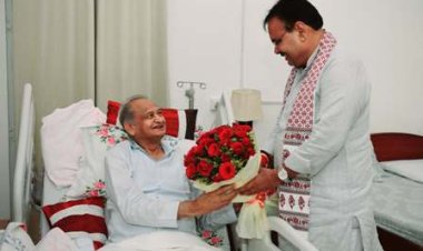 मुख्यमंत्री भजनलाल शर्मा ने पूर्व मुख्यमंत्री अशोक गहलोत की पूछी कुशलक्षेम