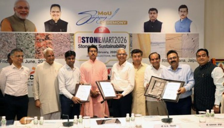 इंडिया स्टोनमार्ट-2026 के आयोजन के लिए सीडॉस एवं लघु उद्योग भारती के मध्य एमओयू