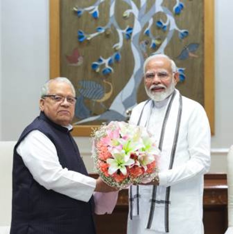 राज्यपाल की प्रधानमंत्री मोदी से मुलाकात, प्रदेश के विकास से जुड़े मुद्दों पर की चर्चा