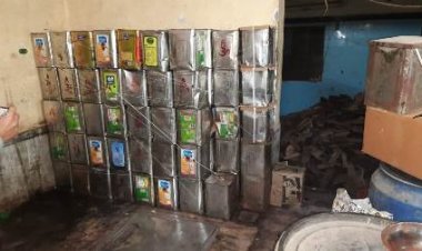 मिलावट के खिलाफ अभियान, 1500 किलो नकली घी पकड़ा, इंदौर से लाकर जयपुर में बेचा जा रहा था