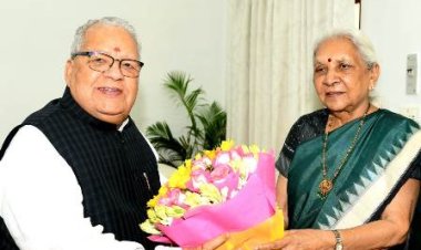 राज्यपाल मिश्र की उत्तर प्रदेश की राज्यपाल से मुलाकात