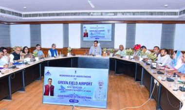 कोटा ग्रीनफील्ड एयरपोर्ट का कार्य होगा समय पर पूर्ण आमजन को मिलेगी अत्याधुनिक हवाई सुविधा: मुख्यमंत्री भजनलाल शर्मा