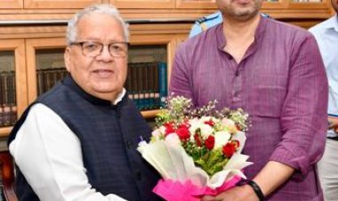 राज्यपाल से केंद्रीय राज्य मंत्री जयंत चौधरी ने मुलाकात की