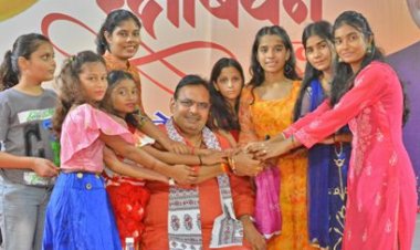 CM भजनलाल ने मनाया रक्षाबंधन, बहनों और छात्राओं ने बांधा रक्षासूत्र