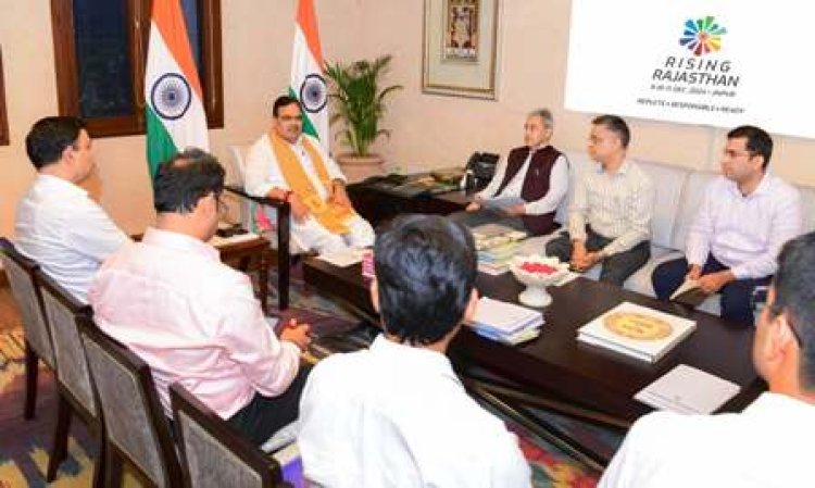 राइजिंग राजस्थान से होगा प्रदेश में नये विकास का उदय: मुख्यमंत्री भजनलाल शर्मा