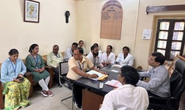 शासन सचिव पशुपालन ने किया पांच बत्ती स्थित बहुद्देशीय पशु चिकित्सालय का निरीक्षण