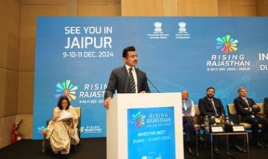 दुबई अंतरराष्ट्रीय इन्वेस्टर रोड शो में राजस्थान सरकार के उच्चस्तरीय प्रतिनिधिमंडल ने कर्नल राठौड़ के नेतृत्व में भाग लिया 
